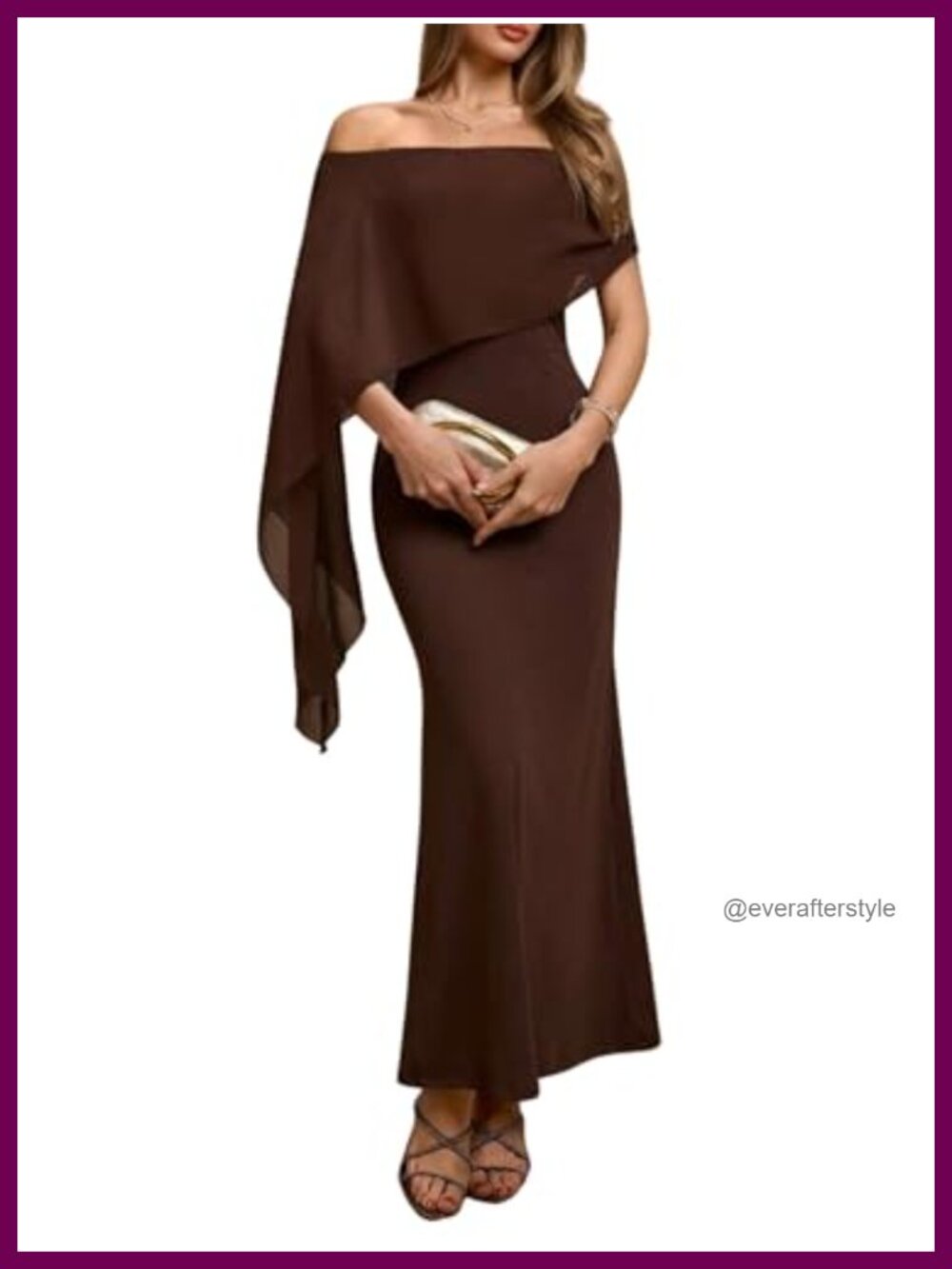 Women's Off Shoulder Bodycon Formal Dress Half Sleeve